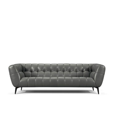 Bury Straight Faux Leather Sofa