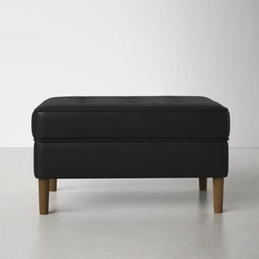 Synthetic Leather Ottoman