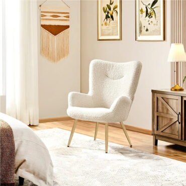 Boucle Upholstered Chair