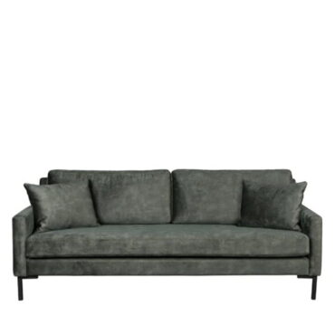Straight Velvet Sofa