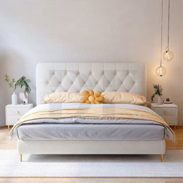 Maple Tufted Bed