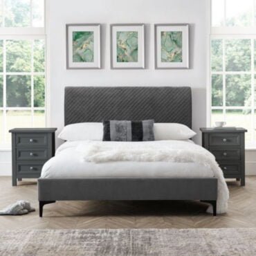 Diamond Tufted Bed