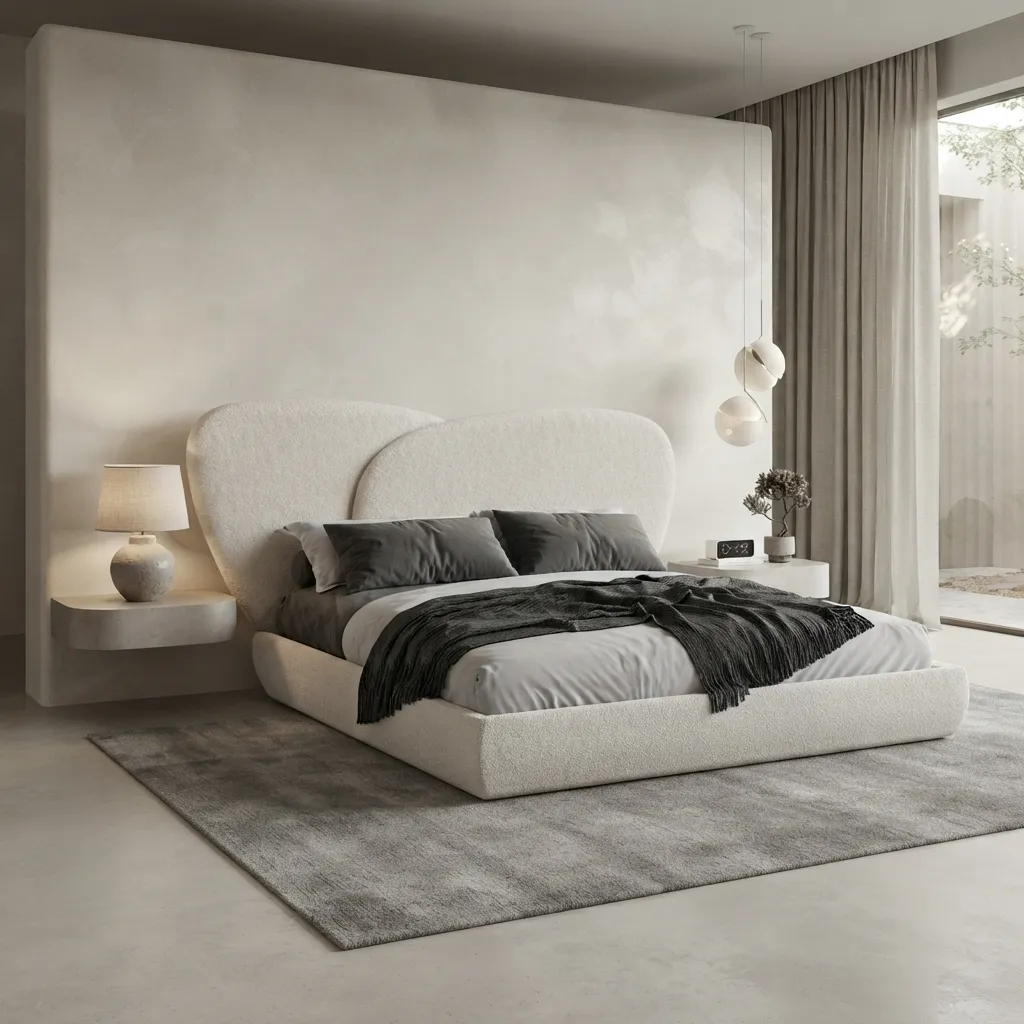 Aalin Modern Split Headboard Bed 1 Aalin Modern Split Headboard Bed