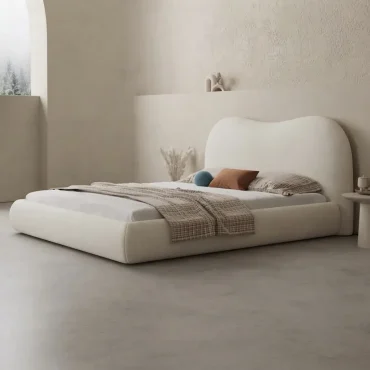 Best Custom Furniture UAE 4 Bed with Cushioned Headboard