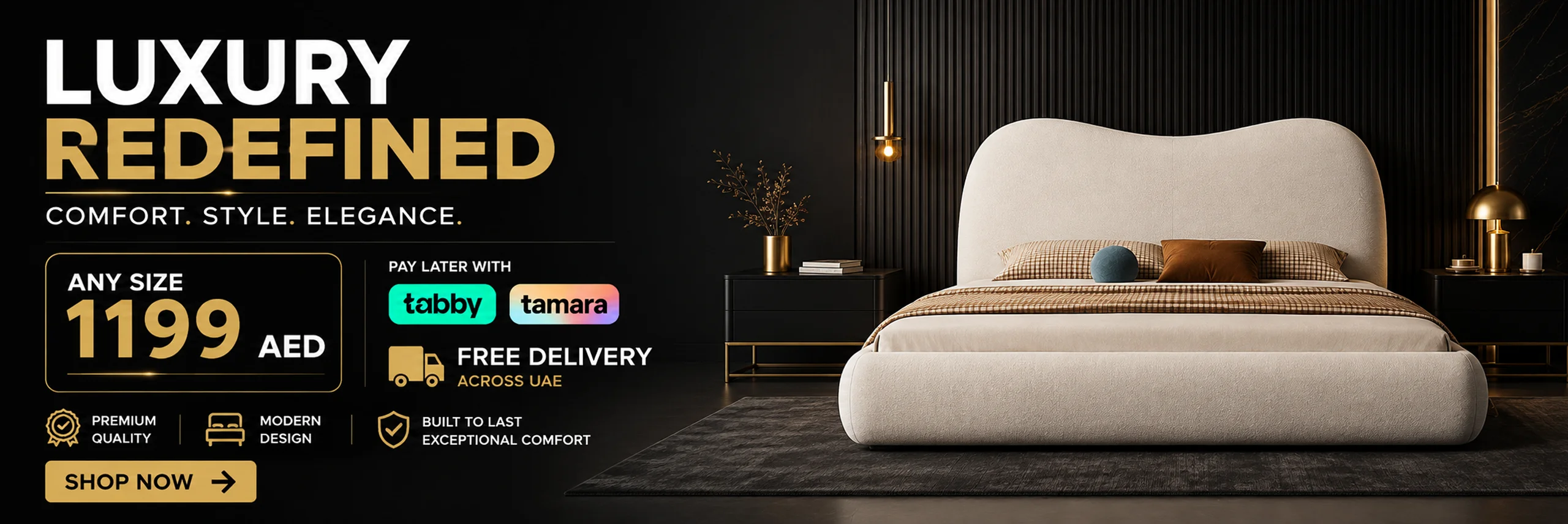 Best Custom Furniture UAE 1 sale on bed