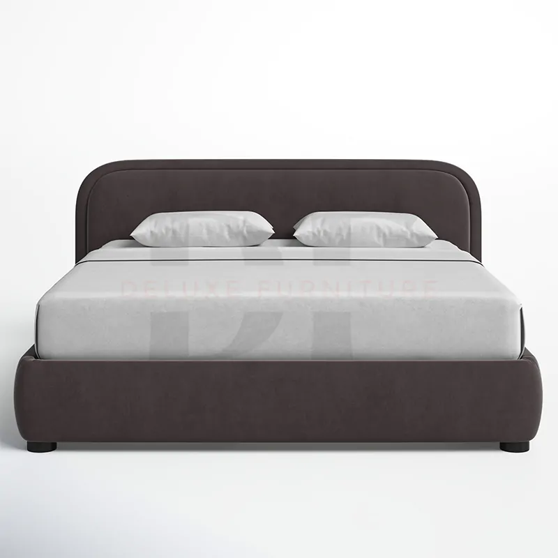 Upholstered Low Profile Platform Bed 3 Upholstered Low Profile Platform Bed - Image 3
