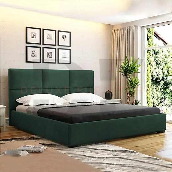 Velvet Upholstered Bed