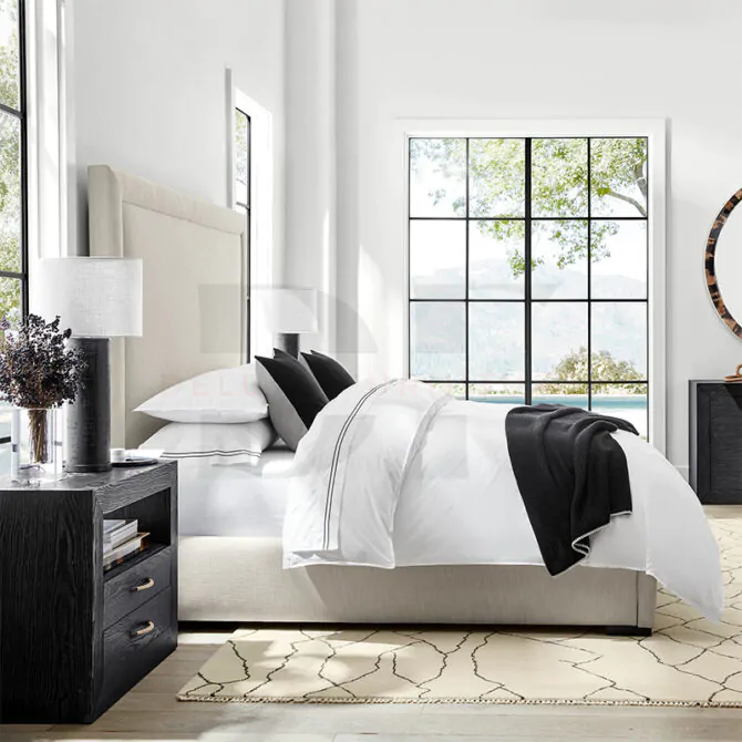 Espresso Tufted Bed - Image 3