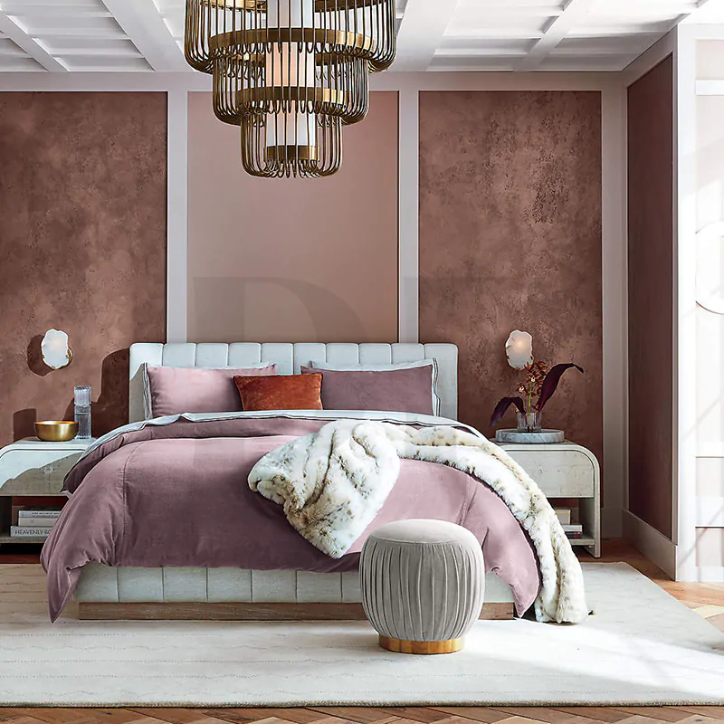 FORTE Upholstered Lined Bed - Image 5