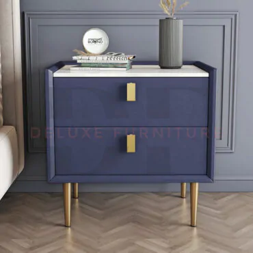 Modern Blue Nightstand