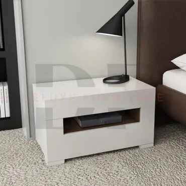 Modern Nightstand White