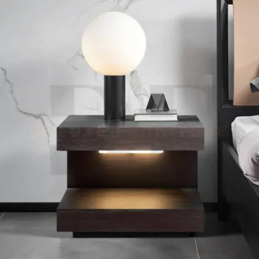 C Shaped Nightstand