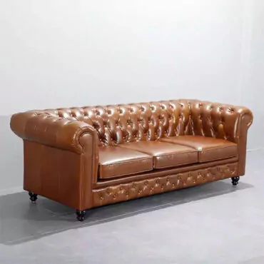 Chesterfield Leather Sofa