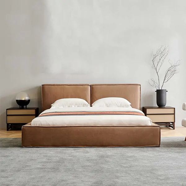 Luxury Leather Designer Bed