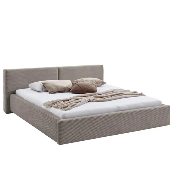 Lined Headboard Bed - Image 2