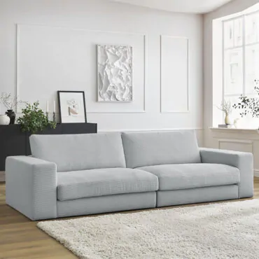 Corduroy Straight Sofa