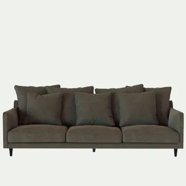 Velvet Fabric Couch - Lenita