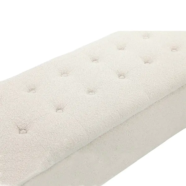 Tufted Storage Bench - Image 7