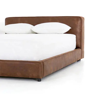 leather bed