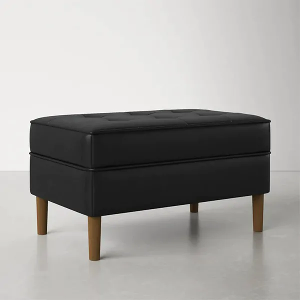 leather ottoman