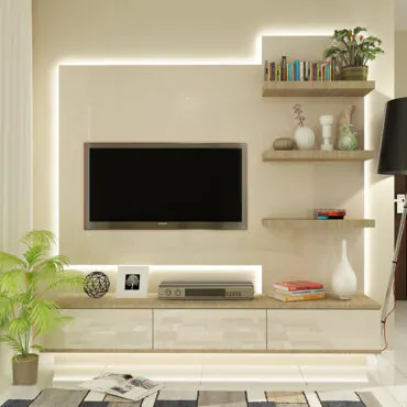 Modern LED Media Unit