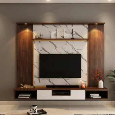 Back Panel Tv Unit