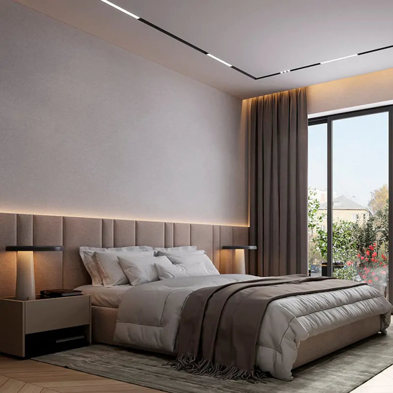 LED Light Wall Panel Bed 2 LED Light Wall Panel Bed - Image 2