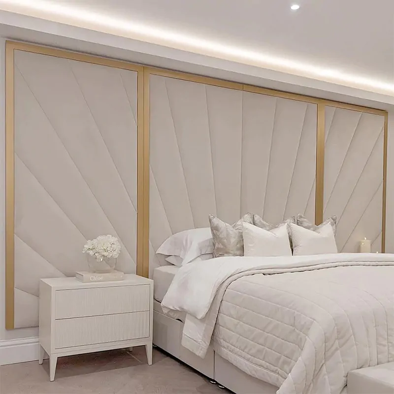 Wings Wall Panel Headboard Bed 3 Wings Wall Panel Headboard Bed - Image 3