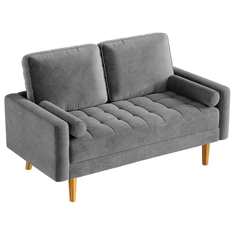 2 Seater Velvet Couch 3 2 Seater Velvet Couch - Image 3