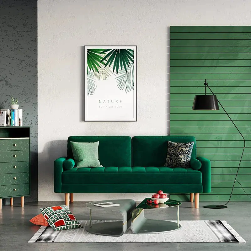 2 Seater Velvet Couch 6 2 Seater Velvet Couch - Image 6