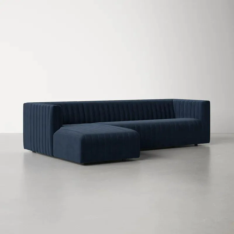 Channel Tufting Sectional Sofa 5 Channel Tufting Sectional Sofa - Image 5