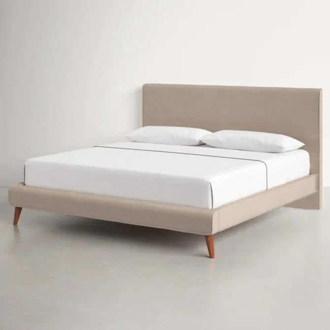 Flare Low Profile Upholstered Bed 5