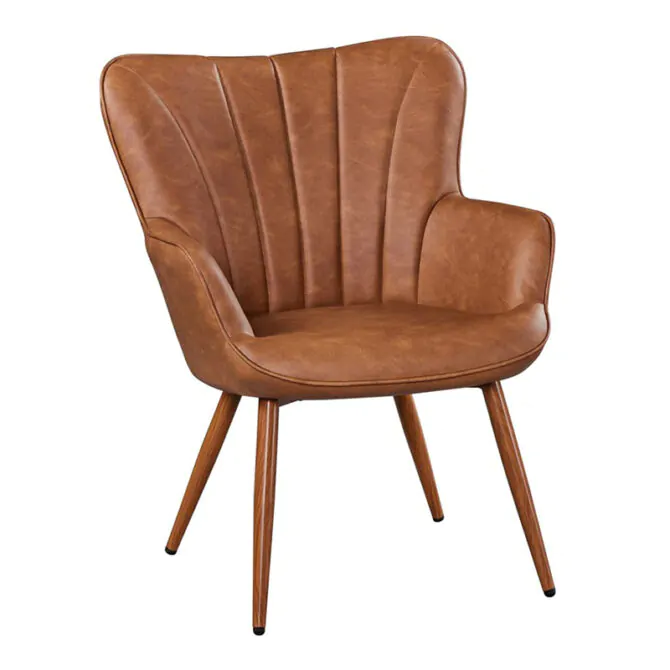 Sleek Leather Chair 1