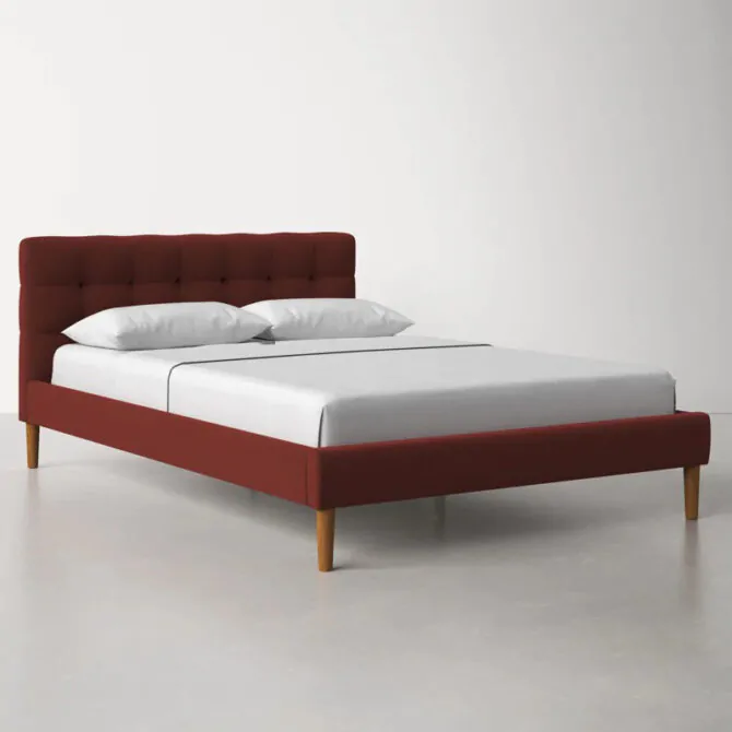 Upholstered Platform Bed 2