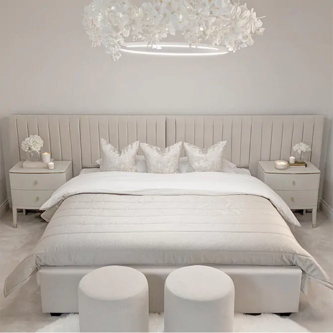 Wide floor Wallpanel bed 1