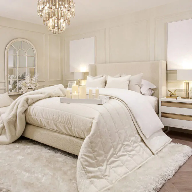 Coco Ivory Luxury Bed