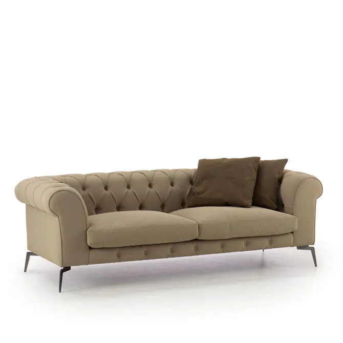 Modern Tufted Sofa - Image 7