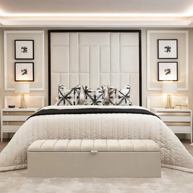 Opulent Wall Panel Bed