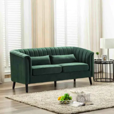 Ribbed 2 Seater Sofa