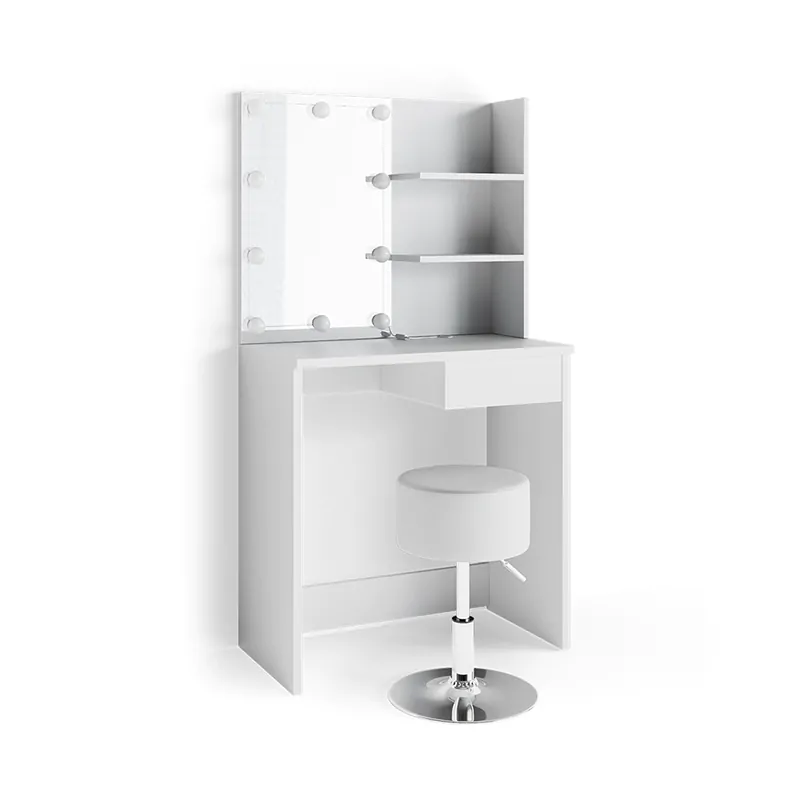 White Dresser With Light - Image 2