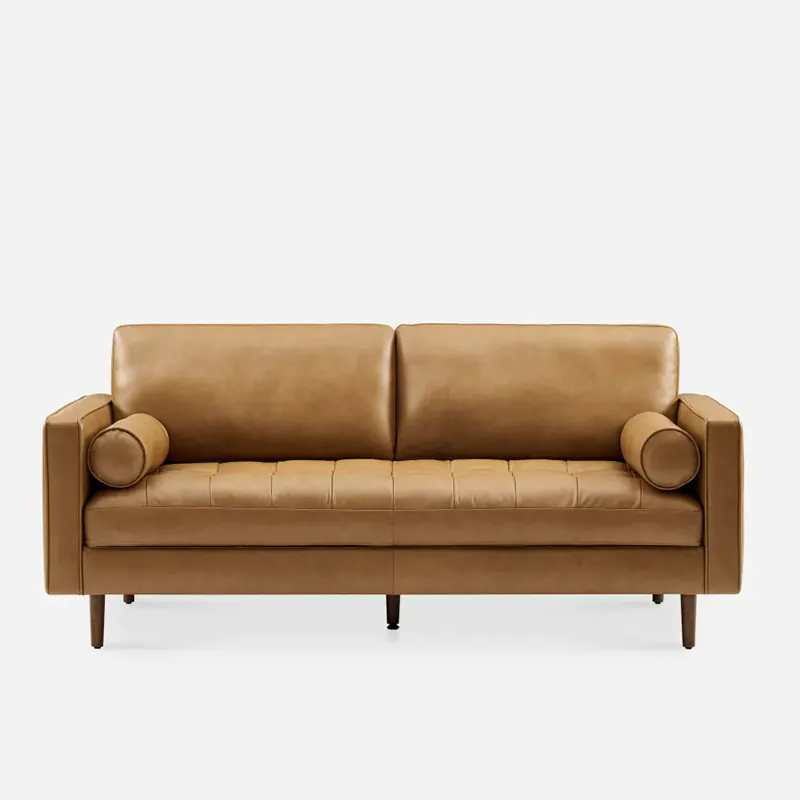 2 Seater Leather Sofa 2 2 Seater Leather Sofa - Image 2