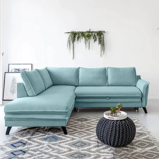 Aqua Corner Sofa 2