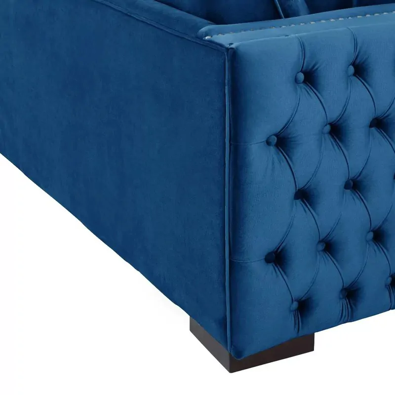 Button Tufted Sectional Sofa - Image 6
