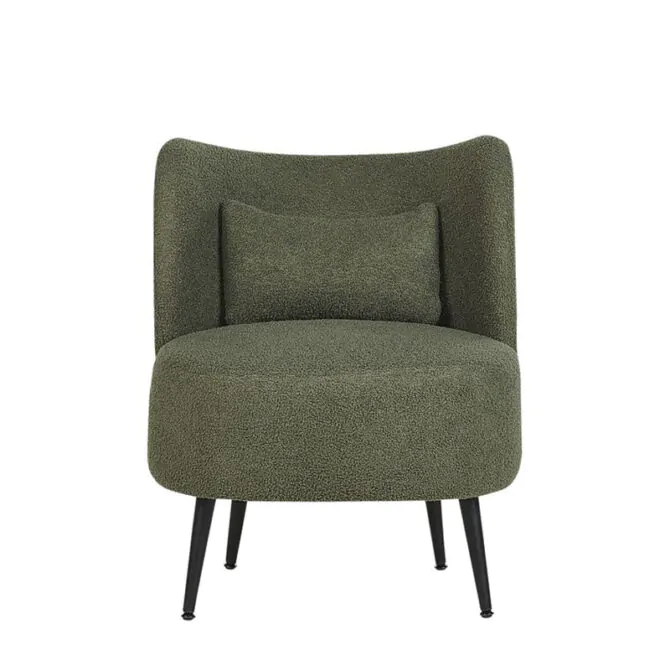 Curved backrest armchair 2