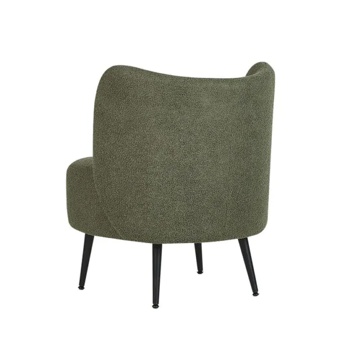 Curved backrest armchair 3