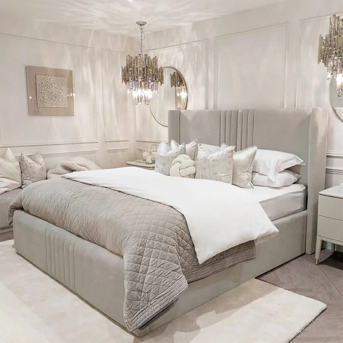 Flint Upholstered Bed - Image 2