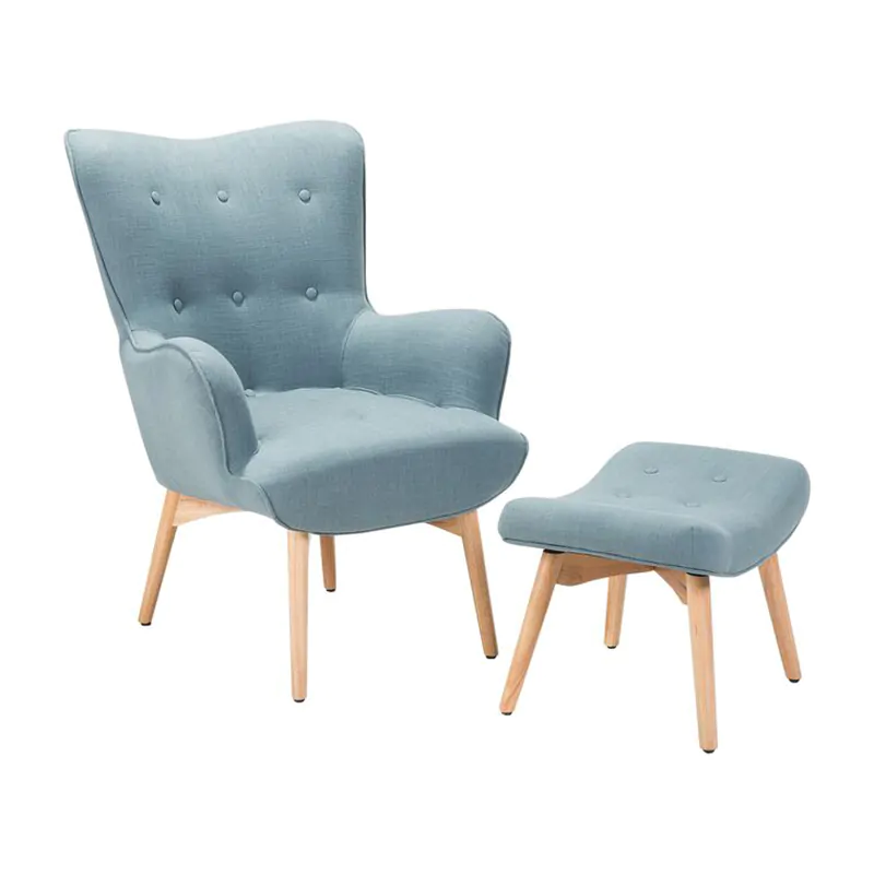 Modern Armchair With Ottoman 2 Modern Armchair With Ottoman - Image 2
