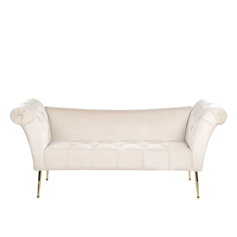 Rolled Tufted Chaise Lounge 2 Rolled Tufted Chaise Lounge - Image 2