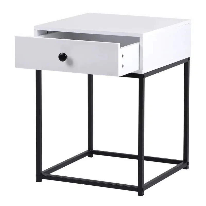 Single Drawer Bedside Table 2 Single Drawer Bedside Table - Image 2