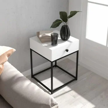 Single Drawer Bedside Table